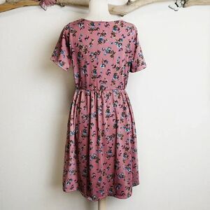 Honey and lace Windsor dress pink and floral
